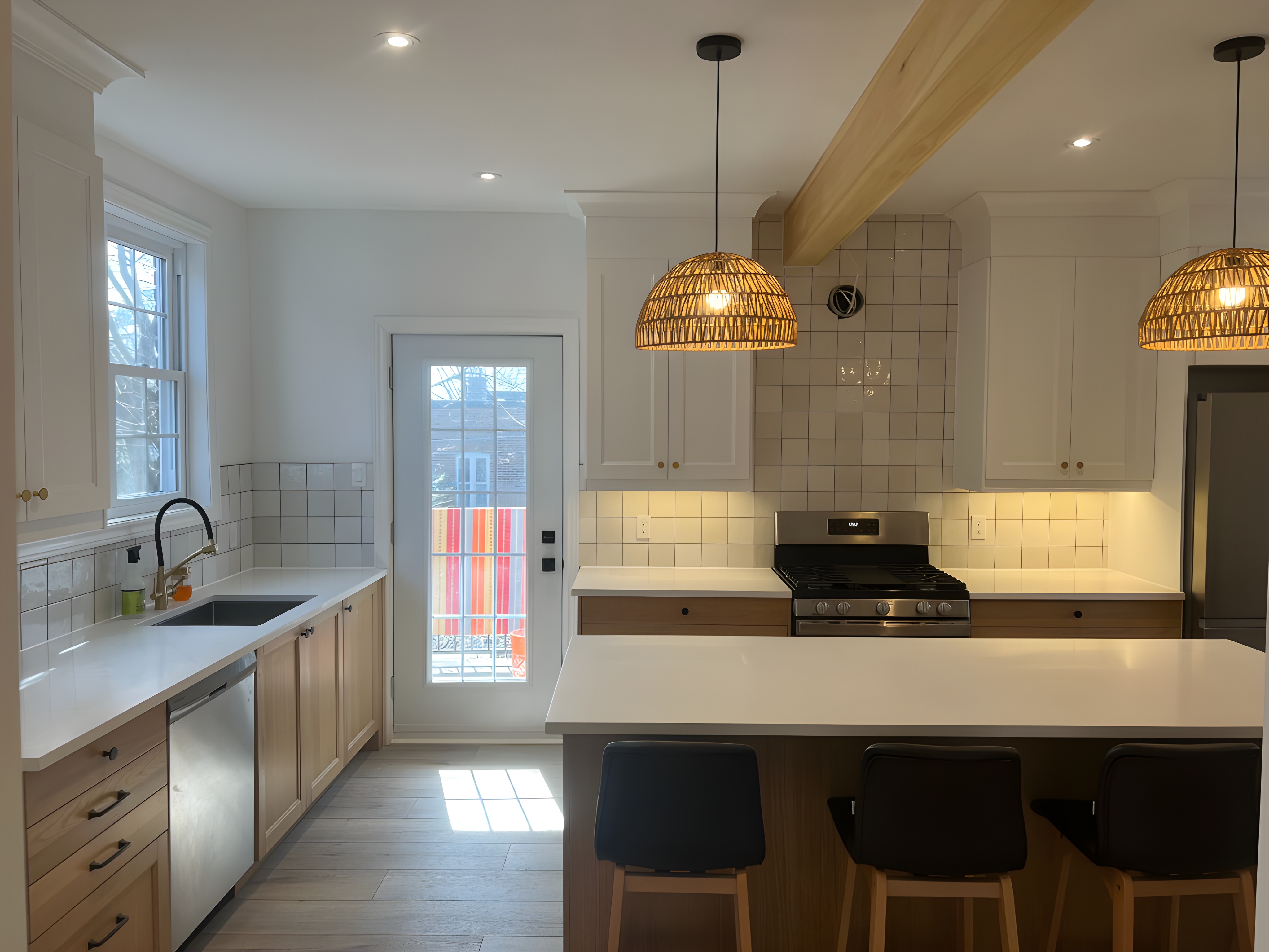 Beautiful custom-built deck by Calco Construction